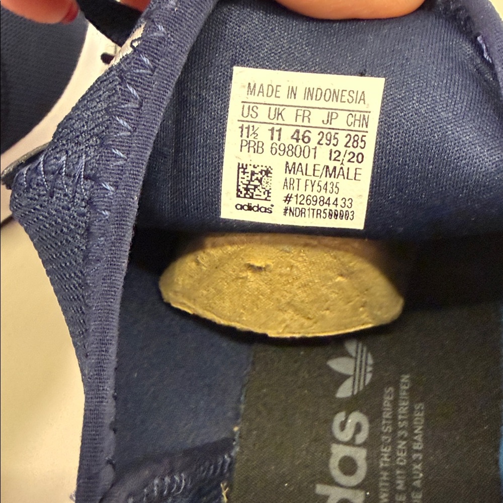 Adidas Swift Run X Men’s 11.5 Running Shoes Navy Red White Athletic Sneakers - Picture 13 of 14